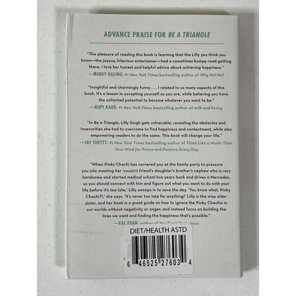 Be a Triangle NEW Lilly Singh Hardcover Self Help Motivation Growth - Picture 5 of 6